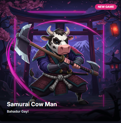 Samurai Cow Man