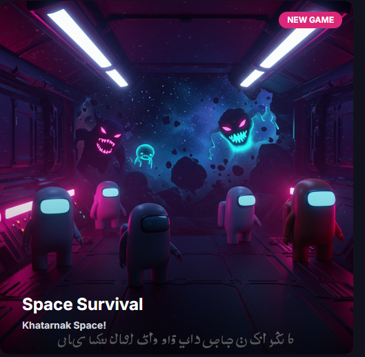 Space Survival Rainbow Friends Monster