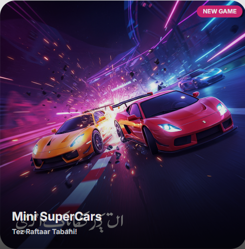 Mini SuperCars Racing Crashing