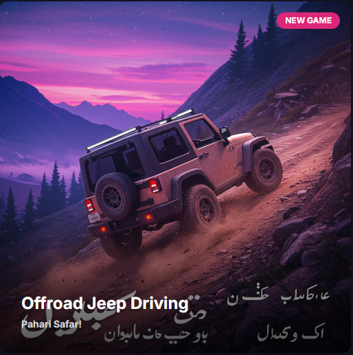 Offroad Jeep Hills Driving