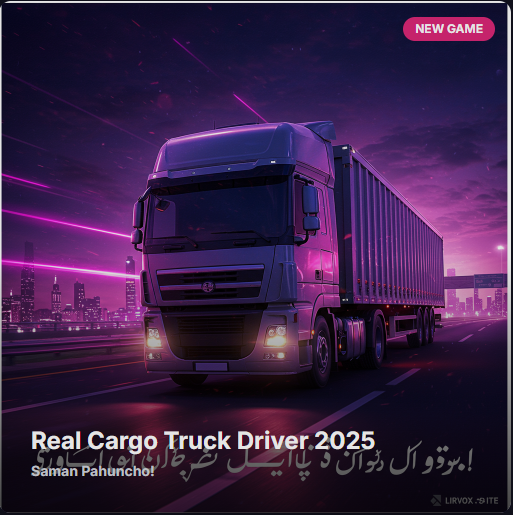 Real Cargo Truck Driver 2025